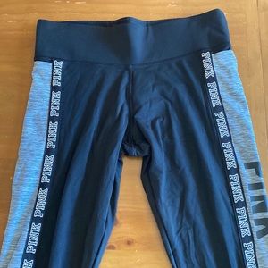 Victoria’s Secret Pink leggings. Stretchy polyester material. US Size M.